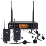 NADY DW-22 Dual Channel Headset and Lavalier Digital Wireless System